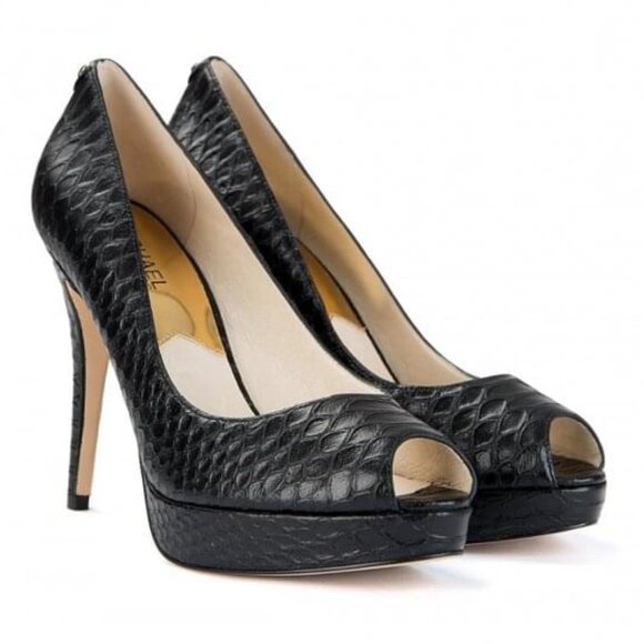 MICHAEL KORS LEATHER PALTFORMS - Picture 2 of 14